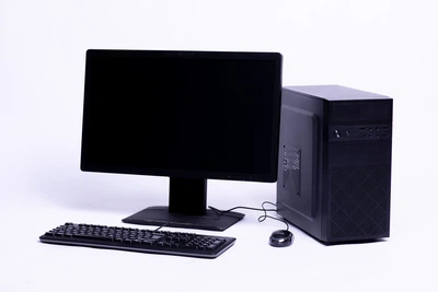 Компьютер в сборе, Intel Core i5 6400, ОЗУ 8 ГБ, HDD 500 ГБ, монитор 24" Б/У
