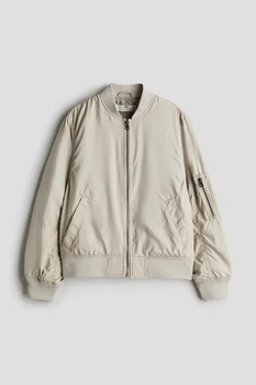 Куртка-бомбер бежевая H&M 134см (400011613)