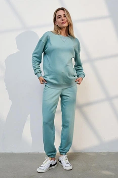 Костюм для беременных и кормящих Юла Мама Melina M полынь (ST-35.011)