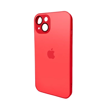 Чохол Premium для смартфона AG Glass Matt Frame Color Logo for Apple iPhone 15 Coke Red (AGMattFrameiP15Red)