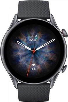 Смарт-часы Amazfit GTR 3 PRO Infinite Black, Ultra HD AMOLED 1.45, Bluetooth, GPS ,12D, PAI Health Assessment