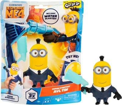 Фігурка тягнучка Міньйон Minions Despicable ME 4 Тім з бластером Heroes of Goo JIT Zu! (59306)