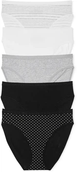 Набор хлопковых трусиков Victoria’s Secret (5 шт., High-Leg Brief, размер M)