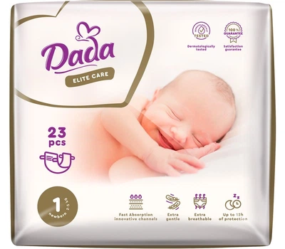 Детские подгузники Dada Elite Care Newborn 2-5 кг 23 шт. (4820174981075)