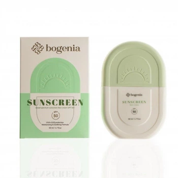 Сонцезахисний крем Sunscreeen Face Cream SPF50+ТМ Bogenia 50 мл