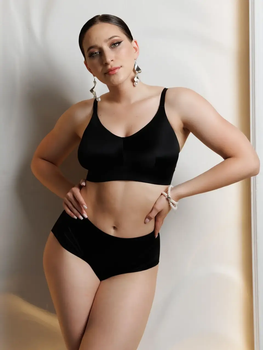Бюстгальтер-топ "Zebra Black" 3XL+ 90EF