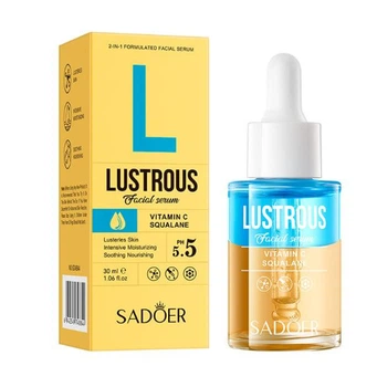 Двухфазная сыворотка Sadoer Facial Serum PH 5.5 для сияния кожи 30 мл (6942349748844)