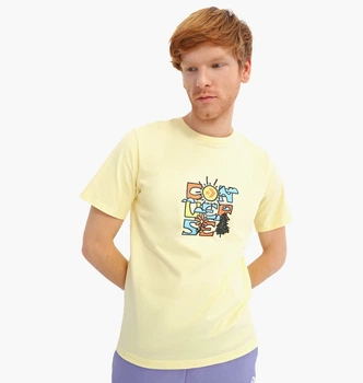 Футболка Converse Mother Nature Tee Yellow 10023787-231 S
