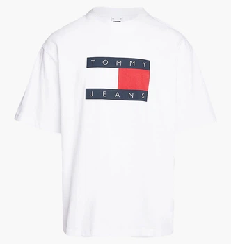 Футболка Tommy Jeans Skate Flag Tee White DM0DM19555 L