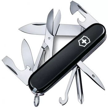 Складаний ніж Victorinox Super Tinker 14 функцій для туризму та дому чорний компактний багатофункціональний