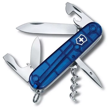 Складаний ніж Victorinox Spartan багатофункціональний для активного відпочинку з 12 інструментами синьо-жовтий