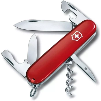 Складной нож Victorinox Spartan красно-черный для активного отдыха и туризма многофункциональный 12 в 1
