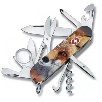 Складаний ніж Victorinox Explorer Animal Лисиця багатофункціональний для туризму активного відпочинку