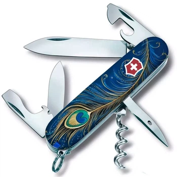 Складной нож Victorinox Spartan 13 функций для активного отдыха и туризма с уникальным дизайном Жар-Птиця