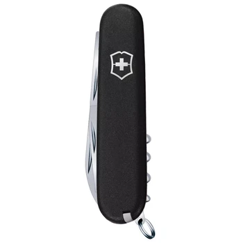 Складаний ніж Victorinox Spartan Mat чорний для активного відпочинку та повсякденного використання 12 функцій