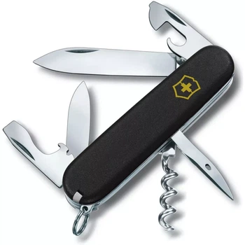 Складаний ніж Victorinox Spartan Mat чорний матовий для активного відпочинку та повсякденного використання 12