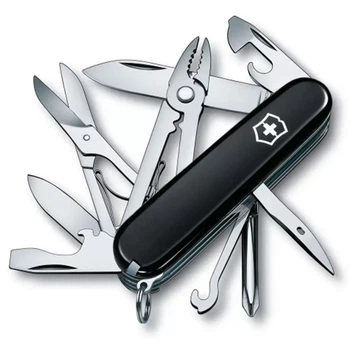 Складной нож Victorinox Deluxe Tinker 17 функций для активного отдыха и ремонта черный 91 мм