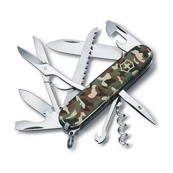 Швейцарський ніж Victorinox Huntsman Military багатофункціональний для активного відпочинку та повсякденних завдань