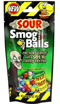Кислі цукерки Toxic Waste Sour Smog Balls 85г