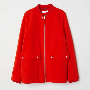 Куртка демисезонная женская H&M 0584928_19 34 Красная (KAY2000001345856)