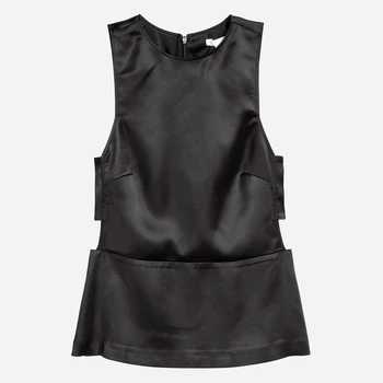Блузка женская H&M 0446378_атлас_11 32 Черная (KAY2000001356289)