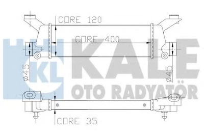 KALE DB Інтеркулер W168,Vaneo 1.6/1.9 01- KALE (347900)