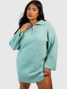 Платье женское Boohoo GZZ62319_04 48-50 Зеленое (KAY2000001574072)