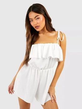 Комбинезон женский Boohoo GZZ60846_01 38 Белый (KAY2000001576212)