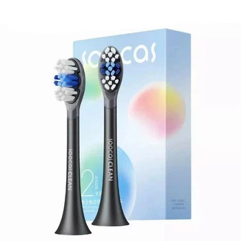 М'які насадки для зубної щітки - SOOCAS Clean Cloud (D3/X3U/X5/V1/V2) 2 шт. Чорні