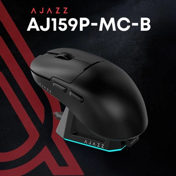 Ajazz AJ159P MC Ігрова миша з док-станцією Чорна (AJ159P-MC-B)