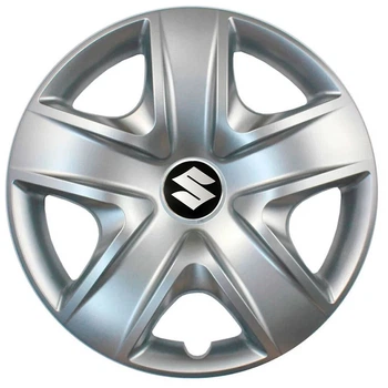 Автомобільні модельні ковпаки R17 Suzuki 500 4шт, SJS, сріблясті