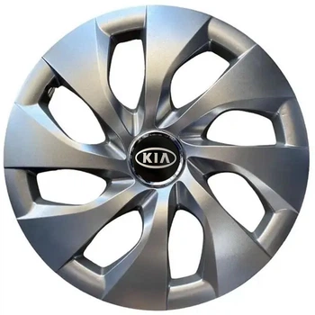 Автомобильные колпаки на колеса KIA R16 №416 SJS серебристые комплект 4шт TR0058616