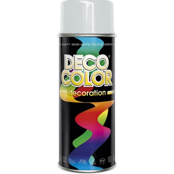 Краска аерозольная алкидная DecoColor светло серый (RAL7035) 400мл