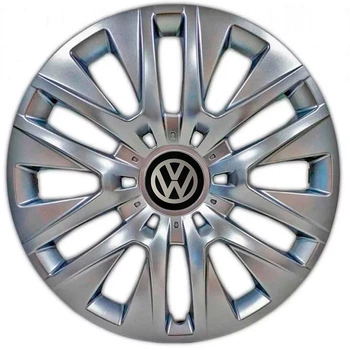 Автомобільні модельні ковпаки R16 Volkswagen 429 4шт, SJS, сріблясті