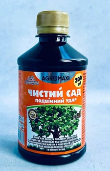 ЧИСТИЙ САД двойной удар Agromaxi Инсекто-акарицидно-фунгицидное средство 300 мл