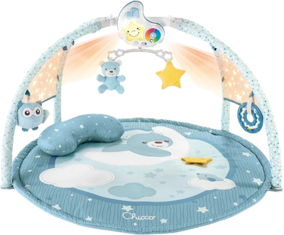 Mata edukacyjna z melodiami i projektorom Chicco First Dreams Enjoy Colours 3 w 1 Niebieska (8058664112548)