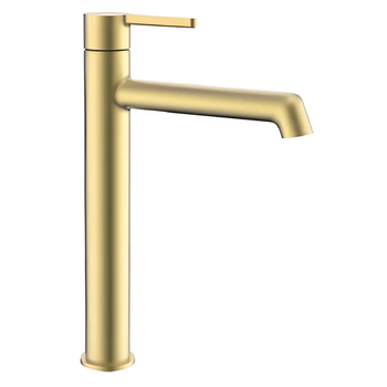 Смеситель для умывальника высокий Koer KB-11029-12 Цвет матовое золото (KR5502)