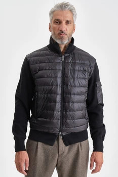 В'язана кофта з нейлоновими вставками Paul&Shark 7930 XXL