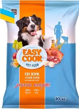 Сухий корм для собак Easy Cook nutra 5 stars м'ясне асорті 10 кг