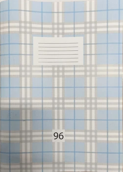 Книга канцелярська А4 96 аркушів клітинка на скобі в асортименті КН4496К