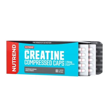 Креатин моногідрат Nutrend Creatine Compressed Caps, 120 капсул для зростання м'язів