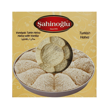 Халва тахинная (кунжутная) с ванилью Sahinoglu Турция 350 г