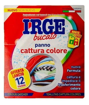 Салфетка-пастка IRGE для стирки цветных вещей 12 шт