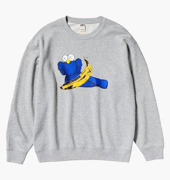 Світшот Uniqlo Kaws Warhol Graphic Sweatshirt Grey E472951-000 XL