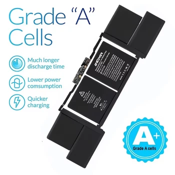 Батарея SKOWER A1953 для MacBook Pro 15" A1990 (2018–2019) 83.6Wh 7337mAh 11.4V