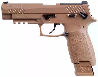Пістолет пневматичний Sig Sauer Air P320 Blowback M17 Coyote Tan кал. 4.5 мм