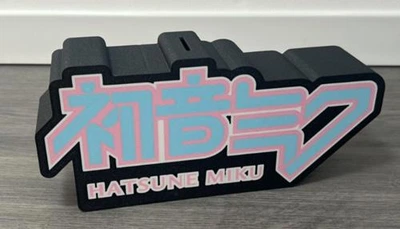 Скарбничка Копилка Хатсуне Міку Hatsune Miku з японським написом | аніме сувенір