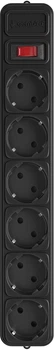 Мережевий фільтр Gembird SPG6-G-15B 4.5 м 6 розеток Black