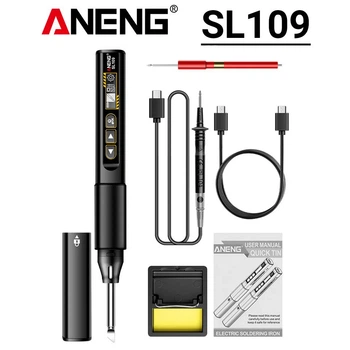 Портативный паяльник мультиметр Aneng SL109 black со встроенным аккумулятором
