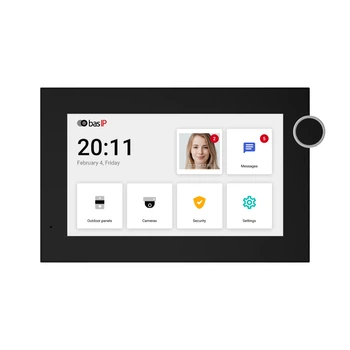 IP-відеодомофон Bas-IP AZ-07LF Android 7" Wi-Fi black з можливістю горизонтального та вертикального монтажу (304151)